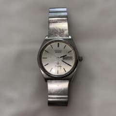 정크 제품 SEIKO 세이코 실버 웨이브 빈티지 남성 시계