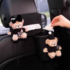 車内用 ティッシュケース ゴミ箱 セットのサムネイル