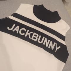 Jack Bunny!! レディース ノースリーブ ゴルフシャツのサムネイル