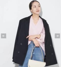 plage ORGANIC WOOL DB ジャケット 36 ブラック - メルカリ