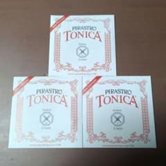 PIRASTRO TONICA バイオリン弦 EADGセット 3セット PIRASTRO TONICA バイオリン弦 G・D・E線 3本セット - メルカリ