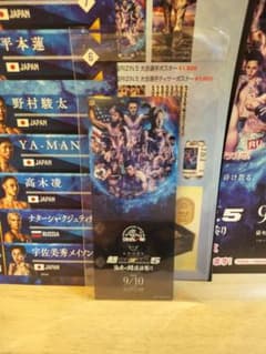 FC限定 超RIZIN.5 チケット風クリアカード 朝倉未来 平本蓮 青木真也