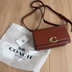 か*氷様 COACH ショルダーバッグ ブラウン　バンディット か*氷様 COACH ショルダーバッグ ブラウン バンディット - メルカリ
