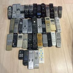 TV remote control bulk sale set of 40 (junk)