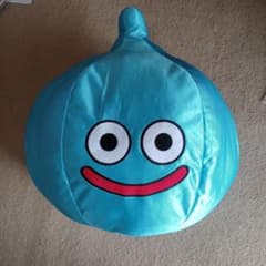 【タグ付き未使用】ドラゴンクエストAM　メガサイズぬいぐるみスライム　クッション