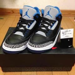NIKE Airjordan3 sportblueのサムネイル