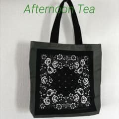 Afternoon Tea 新品未使用 トートバッグ バンダナ柄 コットンのサムネイル