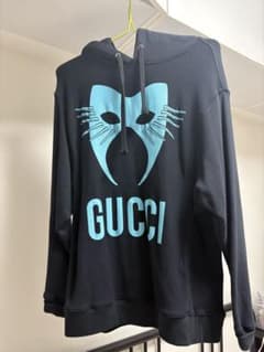 GUCCI マスクデザイン パーカー - メルカリ