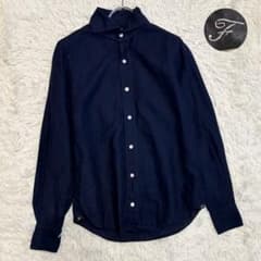 ✨美品✨ フィナモレ 近年モデル イタリア製 コットンリネンシャツ