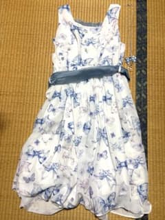 海外　ロリータ　ジャンパースカート　リボン柄　JSK ネックレス　仲夏物语蝴蝶结のサムネイル