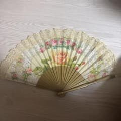 Michal Negrin 扇子 ローズ柄 レースのサムネイル