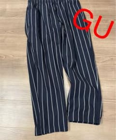 【美品】GU パンツ　シェフパンツ　フランネルシェフパンツのサムネイル