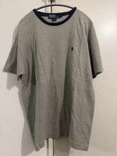［古着］Polo by Ralph Lauren リンガーTシャツ グレー Mのサムネイル