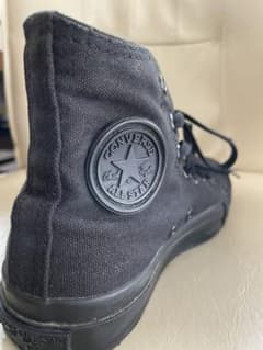 converseハイカット　22cmキャンパス地ブラックのサムネイル