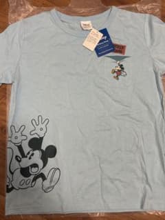 Disney FantasyShop ミッキーマウス　半袖Tシャツ ライトブルーのサムネイル