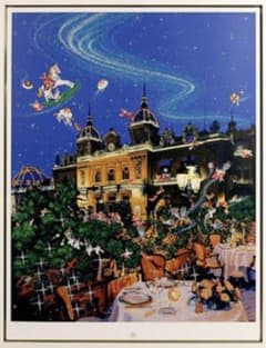 ♡ ヒロヤマガタ シルクスクリーン【モンテカルロの夜】直筆サイン入り/作品証明書 ♡ ヒロヤマガタ シルクスクリーン【モンテカルロの夜】直筆サイン入り