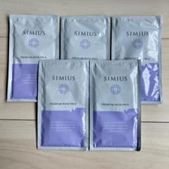 れ*ん様 シミウス プレミアムマスクパック 5枚セット Simius シート状のサムネイル