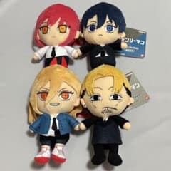 체인소맨 Chibi 봉제인형 하야카와 아키 마키마 파워 기슭 태그 첨부