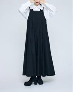ENFOLD PANEL FLARE TANK-TOP DRESS