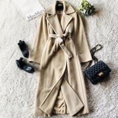希少42✨美品 マックスマーラ マニュエラコート カシミヤ 女優襟