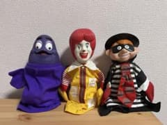 ヴィンテージ McDonald's ハンドパペット 3体セット ヴィンテージ McDonald's ハンドパペット 3体セット - メルカリ