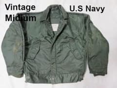 【希少】US　NAVY　ヴィンテージ　A-1 デッキジャケット　Ｍ　極寒仕様のサムネイル