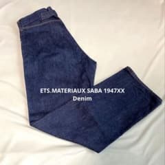 ETS.MATERIAUX SABA 1947XX Denim 激レア サイズ1 - メルカリ