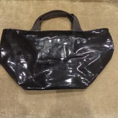 Hervé Chapelier 黒 トートバッグ　エナメルのサムネイル