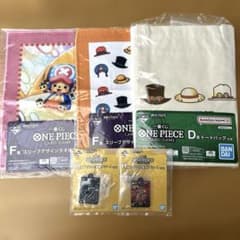 이치 반 쿠지 ONE PIECE 타월. 토트 백. 아크릴 잡화 2 점계 5 점 세트