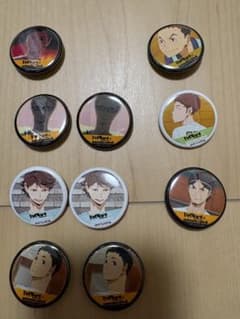 ハイキューアニメイトカフェ　缶バッジのサムネイル