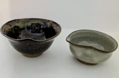 未使用　陶器 小鉢 縁変形　2品のサムネイル
