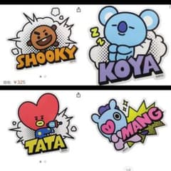 최종 가격 인하 BT21 BTS 스티커