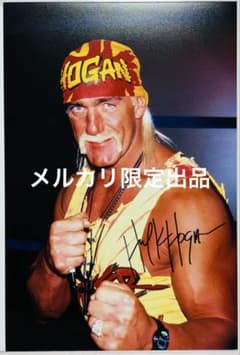 【希少・証明書付】ハルク・ホーガン 直筆サイン入りフォトWWE レジェンドグッズ 超人 ハルク・ホーガン 直筆サイン入りフォトWWE レジェンドレア