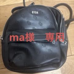 GYDA ロゴ入り ブラックバックパックのサムネイル