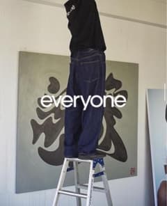 everyone soft denim pants XL デニム エブリワン - メルカリ