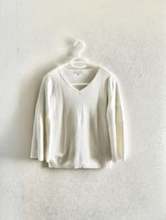MACKINTOSH PHILOSOPHY Vネック ベルスリーブリブニット
