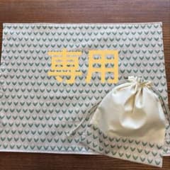 toka＊様専用　ランチマット 40×50と給食袋セット　4点のサムネイル