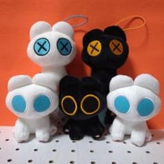 しろろとくろろ マスコット ぬいぐるみ 全4種　５個セット