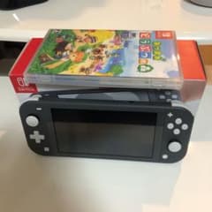 ニンテンドースイッチライトのグレー＆あつまれどうぶつの森のセットのサムネイル
