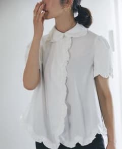 seventenbymihokawahitoスカラップブラウス／セブンテンのサムネイル