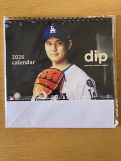 大谷翔平 2026年 卓上カレンダー dip - メルカリ