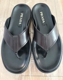 横*恵様 プラダ【PRADA】サンダル ブラック　サイズ6(25cm) 横*恵様 プラダ【PRADA】サンダル ブラック サイズ6(25cm) - メルカリ