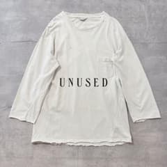 希少 名品 UNUSED アンユーズド ダメージ カットソー オーバーサイズ 