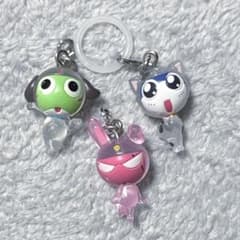 ケロロ軍曹 めじるしアクセサリー どうぶつ変身であります ケロロ　タママ　ギロロのサムネイル