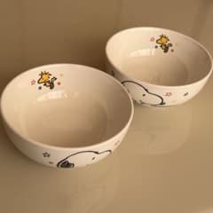 値下げ中】スヌーピー ローソンストア100 ボウル皿 2枚セット - メルカリ