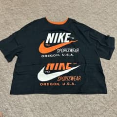 NIKE SPORTSWEAR 半袖Tシャツ ブラック クロップド丈　ショート丈 - 3