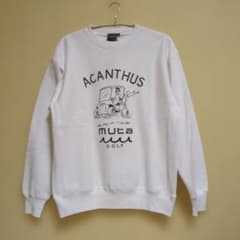 muta ACANTHUS 長袖スウェット　サイズ7　白　新品タグ付き muta ACANTHUS 長袖スウェット サイズ7 白 新品タグ付き - メルカリ