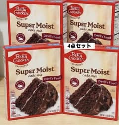 ベティクロッカー　Super Moist Devil's Food 4箱セットのサムネイル
