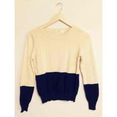 child woman ▼ バイカラーニットのサムネイル