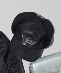 6PANEL FLIGHT CAP X-girl エックスガール ブラックのサムネイル